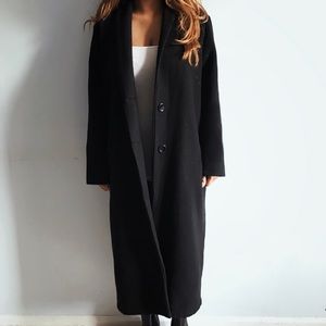 Black Oversized Peacoat. - BRAND NEW!